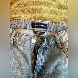 Aeropostale Light Blue Baggy Wide Leg Jeans